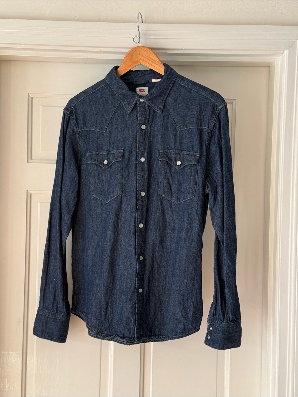 Levi's Dark Indigo Denim Western Shirt - Long Sleeve